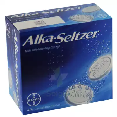 Alka Seltzer 324 Mg, Comprimé Effervescent B/40 à ST-PIERRE-D'OLERON