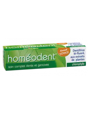 Boiron Homéodent Soin Complet Dents Et Gencives Pâte Dentifrice Chlorophylle Format Voyage T/25ml à ST-PIERRE-D'OLERON
