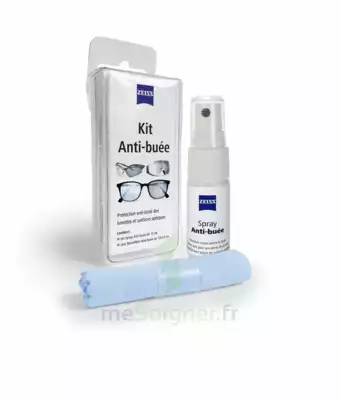 Zeiss Kit Spray Antibuée Fl/15ml + Tissu Microfibres à ST-PIERRE-D'OLERON