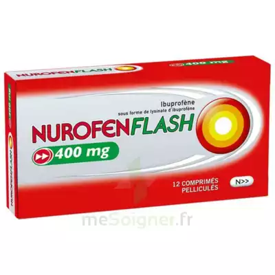 Nurofenflash 400 Mg Comprimés Pelliculés Plq/12 à ST-PIERRE-D'OLERON