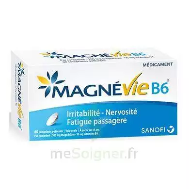 Magnevie B6 100 Mg/10 Mg Comprimés Pelliculés Plaq/60 à ST-PIERRE-D'OLERON