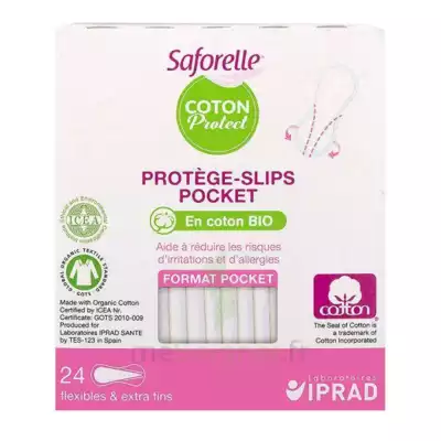 Saforelle Coton Protect Protège-slip Pocket B/24 à ST-PIERRE-D'OLERON