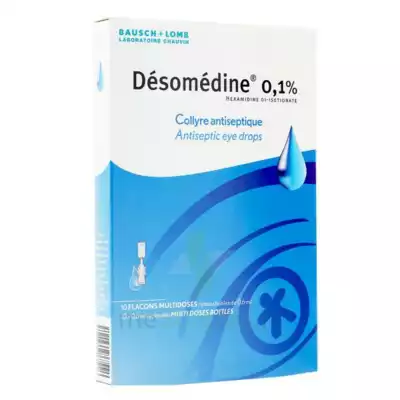 Desomedine 0,1 % Collyre Sol 10fl/0,6ml à ST-PIERRE-D'OLERON