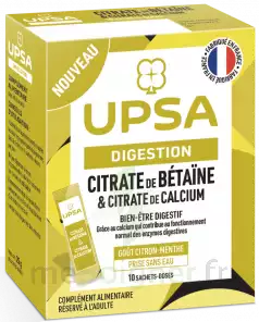 Upsa Citrate De Bétaïne & Citrate De Calcium Poudre 10 Sachets à ST-PIERRE-D'OLERON
