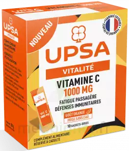 Upsa Vitamine C 1000 Poudre 10 Sachets à ST-PIERRE-D'OLERON